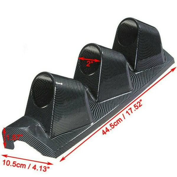 Glossy Black Pillar Meter Gauges Series Tachometer Pillar RPM Meter Gauge Water TEMPREATURE Pillar Volt Meter Pillar Gauge
