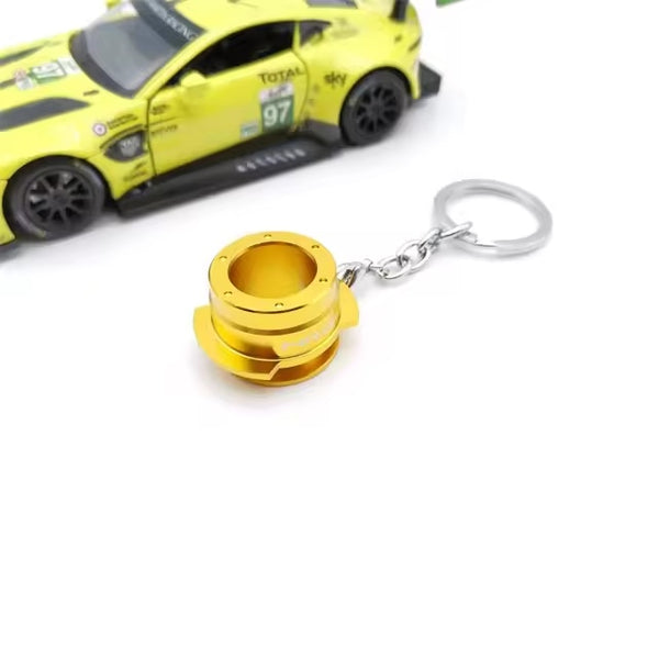 NRG Innovations Gen 2.5 Steering Wheel Quick Release Zinc Alloy Fashion Styling Keychain Keyring