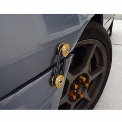 Golden Finish JDM Quick Release Fasteners For Car Bumpers Trunk Fender Hatch Lids Kit.