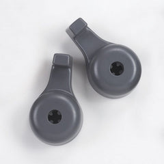 2pcs Gry Universal Car Headrest Luggage Bag Holder, Hanger And Hook
