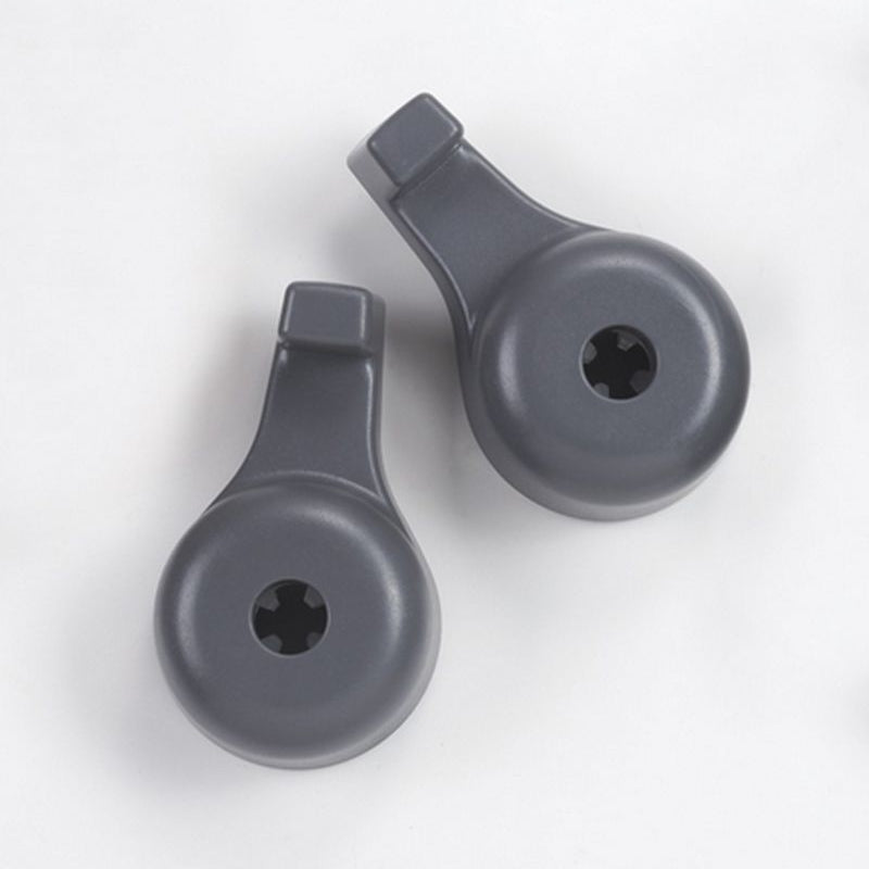 2pcs Gry Universal Car Headrest Luggage Bag Holder, Hanger And Hook