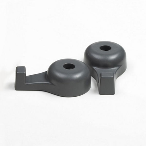 2pcs Gry Universal Car Headrest Luggage Bag Holder, Hanger And Hook