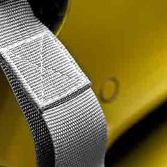 Sparc Grey Tow Strap Racing Ribbon Stainless Steel Hardware