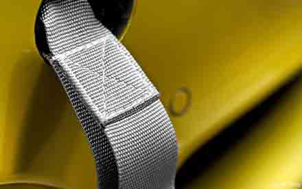 Sparc Grey Tow Strap Racing Ribbon Stainless Steel Hardware