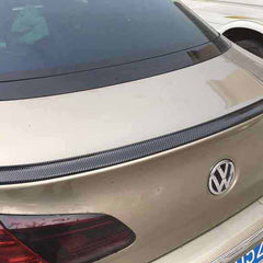 Samurai 4.9Ft/1.5M x 45MM Universal Carbon Fiber Car Rear Roof Trunk Spoiler Wing Lip Sticker