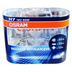 Osram Night Breaker Plus Headlight Fog Light Bulbs Bulb H7 12V 55W