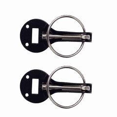 Universal Alloy Mount Bonnet Hood Pin Pins Lock Latch Kit Racing Sport Car Silver