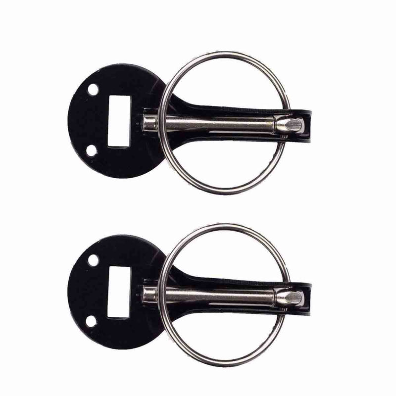 Universal Alloy Mount Bonnet Hood Pin Pins Lock Latch Kit Racing Sport Car Silver