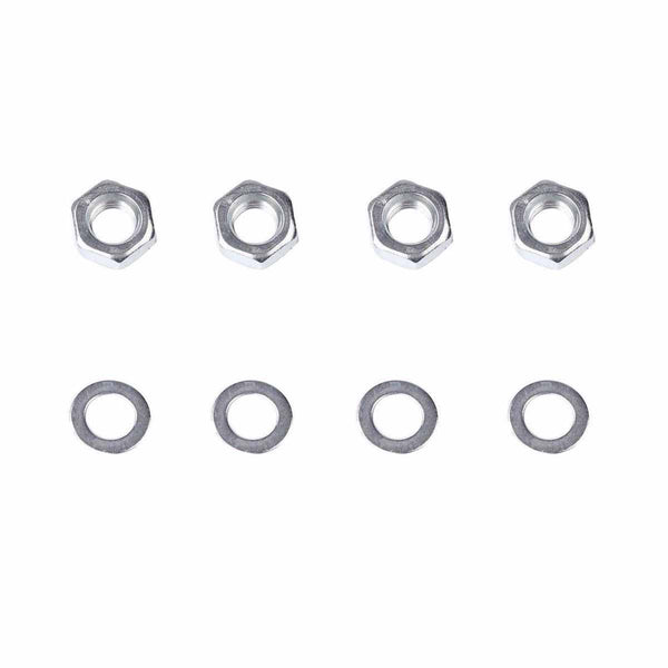 Universal Alloy Mount Bonnet Hood Pin Pins Lock Latch Kit Racing Sport Car Silver