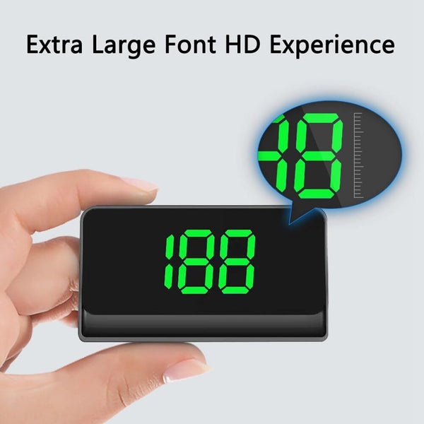 HUD Head Up Display for Car,Universal Digital Speedometer Smart Gauge Speedometer GPS Digital Speed Meter Tachometer for Car,KMH,White