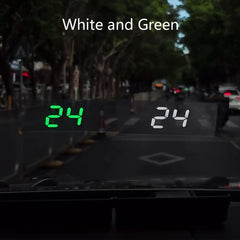 HUD Head Up Display for Car,Universal Digital Speedometer Smart Gauge Speedometer GPS Digital Speed Meter Tachometer for Car,KMH,White