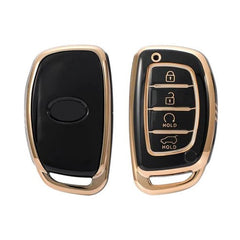 Hyundai 4 Button TPU Smart Key Cover Compatible For Alcazar, Creta 2021