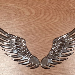 1 Pair 3D Angel Sticker Car Sticker Metal Style Decorative Car Stickers Car Styling Accessory