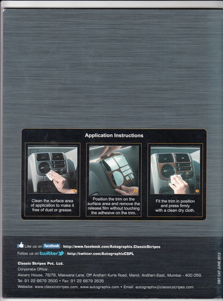 Swift Dzire VXI / ZXI / VDI / ZDI Wooden Dash Kit Trim Dashboard