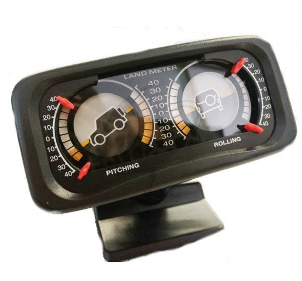 Jeep 4X4 Off Road Inclinometer / Clinometer / Landmeter Pitch & Roll Gauges with Back Light