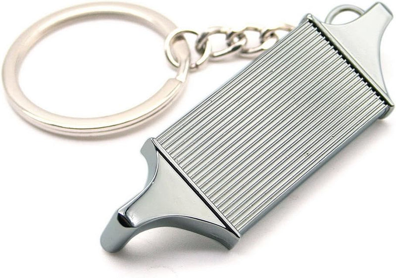 Intercooler Model Keychain Creative Accessories Hot Sale Auto Part Radiator Keyring Car Key Chain Ring Keyfob Keyring Key Holder