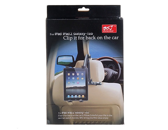 New Multi-Direction Multi-Angle Car Holder & Mount for iPad/iPad2/Galaxy Tab - Black
