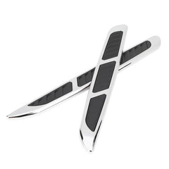 2x ABS Car SUV Exterior Hood Air Flow Fender Side Vent Intake Decoration Sticker