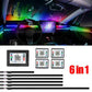 Automotive 64 Color RGB Symphony Car Ambient Interior LED Fiber Light
