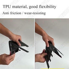 2Pcs Car SUV Side Wing Fins Air Flow Fender Grill Intake Vent Trim Sticker Universal