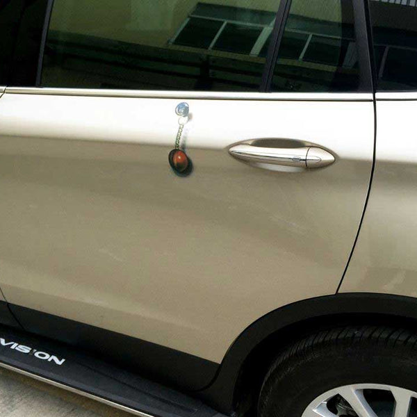 2pcs Ball Key Ring Vinyl Sticker Car Body Window SUV Door Helmet 3D Decals