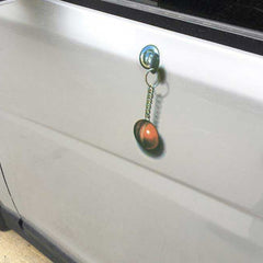 2pcs Ball Key Ring Vinyl Sticker Car Body Window SUV Door Helmet 3D Decals