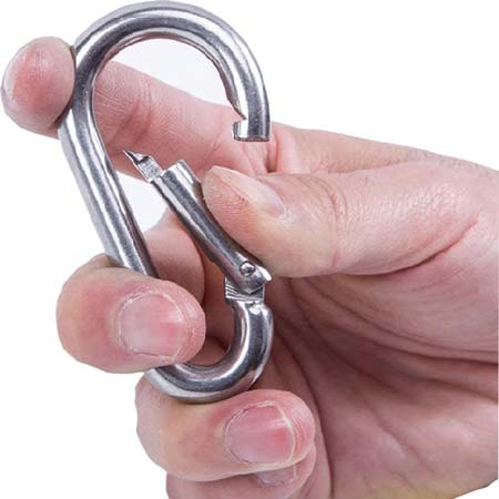 KEYCHAIN HEAVY DUTY 304 STAINLESS STEEL SWING CONNECTOR FOR SPORTS GYM HOME OUTDOOR