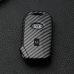 Kia 4 Button Smart Key ABS+Silicone Car Key Cover Case With Keychain
