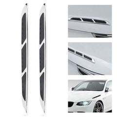 2x ABS Car SUV Exterior Hood Air Flow Fender Side Vent Intake Decoration Sticker