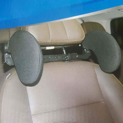 1pc Grey Car Seat Headrest Travel Rest Neck Pillow Support Solution for Kids and Adults Children Auto Seat Head Cushion Car Pillow