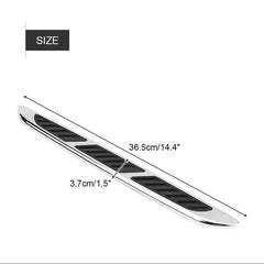 2x ABS Car SUV Exterior Hood Air Flow Fender Side Vent Intake Decoration Sticker