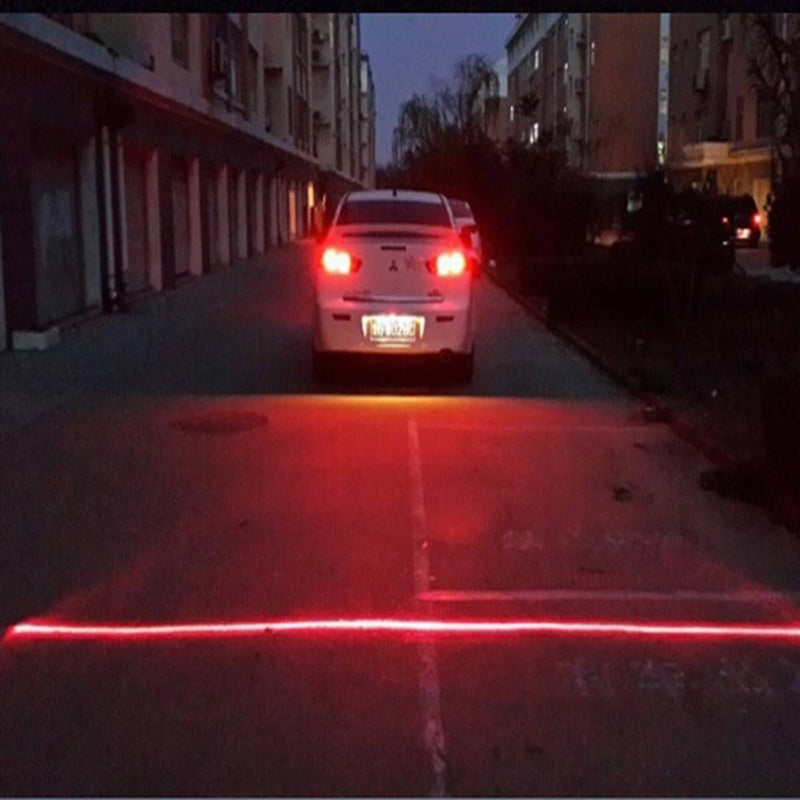 Car Universal Alarm Laser Fog Light Rear Anti-Collision Taillight Warning Lamp
