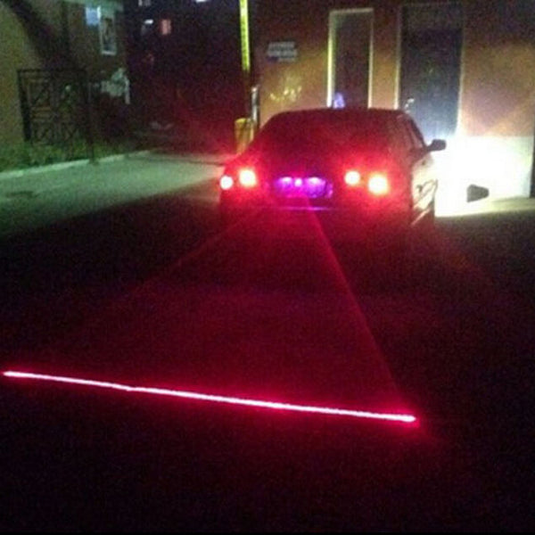 Car Universal Alarm Laser Fog Light Rear Anti-Collision Taillight Warning Lamp