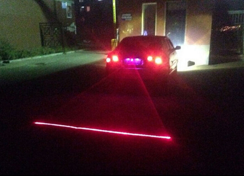 Car Universal Alarm Laser Fog Light Rear Anti-Collision Taillight Warning Lamp