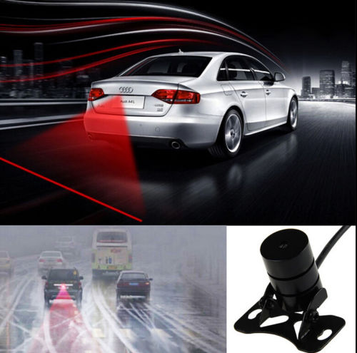 Car Universal Alarm Laser Fog Light Rear Anti-Collision Taillight Warning Lamp