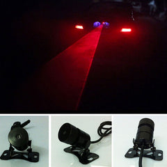 Car Universal Alarm Laser Fog Light Rear Anti-Collision Taillight Warning Lamp