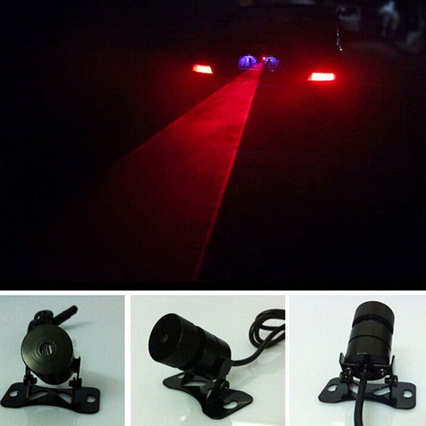 Car Universal Alarm Laser Fog Light Rear Anti-Collision Taillight Warning Lamp