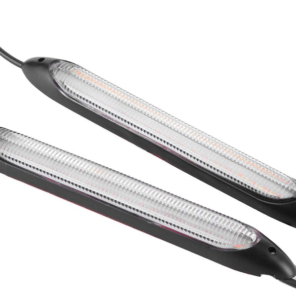 LED Flexible DRL led Tears Strip Light Daytime Running Sequential Switchbacks Turn Signals Lights -34.5