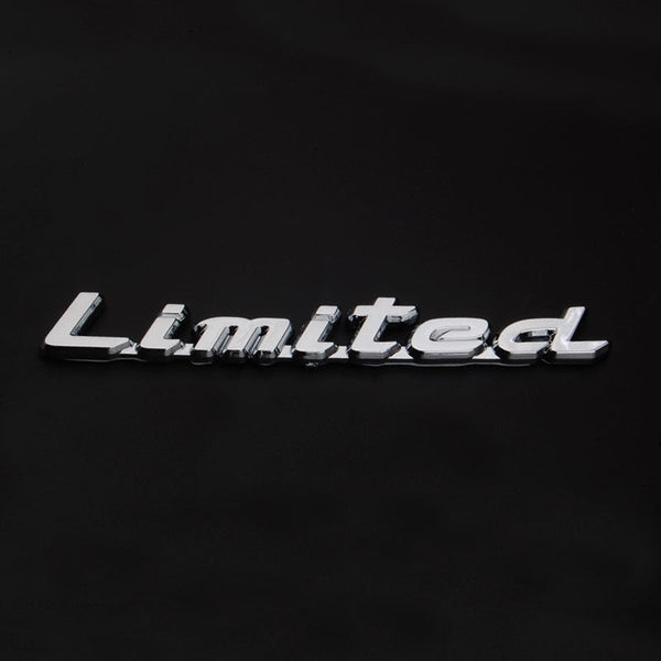 1pc ABS Rear Trunk Limited Logo Emblem Decal Badge Sticker
