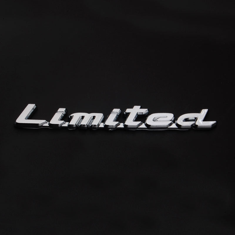 1pc ABS Rear Trunk Limited Logo Emblem Decal Badge Sticker