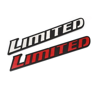 1pcs Silver Black LIMITED 3D Metal Car Sticker Emblem Badge Car Bike Decorative