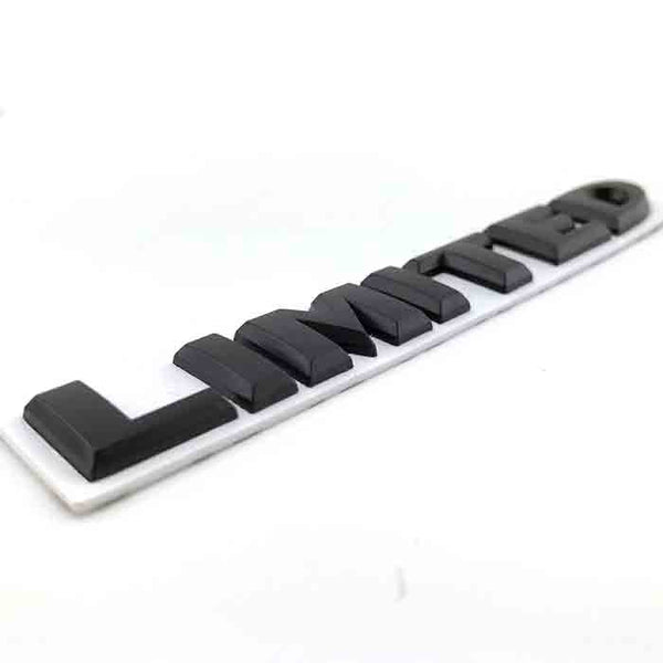 1pc Car ABS Plastic Black Limited Emblem Decals for Jeep Trucks Off-road SUV Car Body Sticker