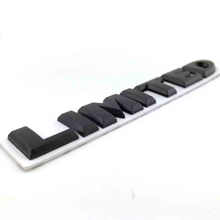 1pc Car ABS Plastic Black Limited Emblem Decals for Jeep Trucks Off-road SUV Car Body Sticker