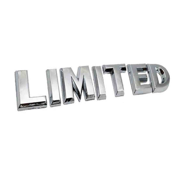 1pc Chrome ABS Rear Trunk LIMITED Logo Emblem Decal Badge Sticker