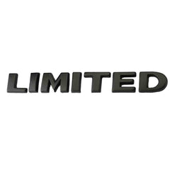 1pc Car ABS Plastic Black Limited Emblem Decals for Jeep Trucks Off-road SUV Car Body Sticker