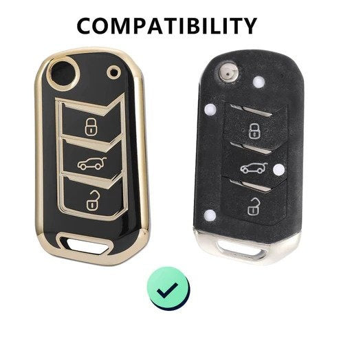 Mahindra TPU Flip Key Cover Compatible For Marazzo, TUV300 Plus, Scorpio, Thar 2020, XUV700, XUV300, XUV400, Bolero 2020, Scorpio-N