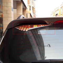 Funny Peeking Human Eye Decor Vinyl Sticker Car Body Window SUV Door Helmet 3D Decals