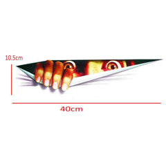 Funny Peeking Human Eye Decor Vinyl Sticker Car Body Window SUV Door Helmet 3D Decals