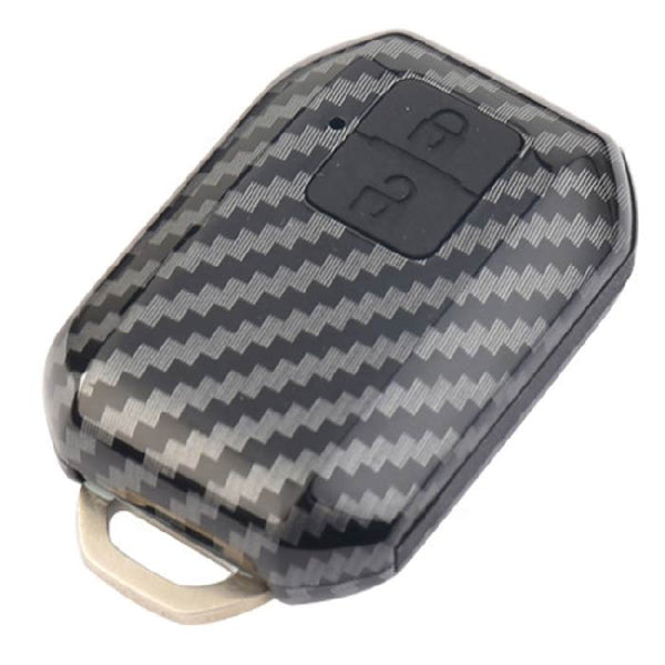 Maruti Suzuki 2 Button ABS+Silicone Car Key Cover Case With Keychain XL6, BALENO, IGNIS, SWIFT
