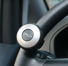 iPop Mini Silver Car Steering Wheel Power Handel, Knob, Spinner.